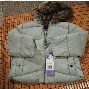 Rothschild Youth Girls Puffer Jacket  ~ GREEN